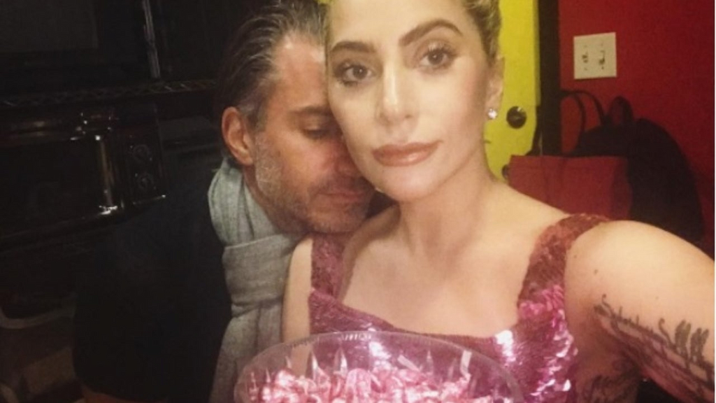 Lady Gaga with boyfriend Christian Carino 10/08/17