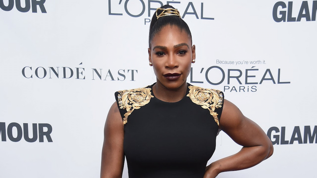 Serena Williams at 2017 Glamour Women of the Year awards