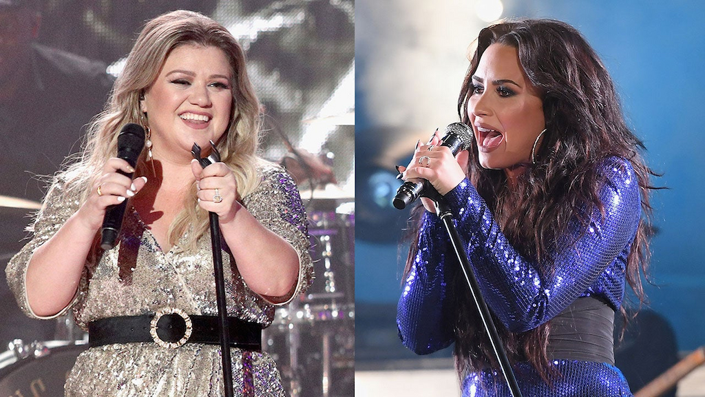 Kelly Clarkson and Demi Lovato perform on NYE