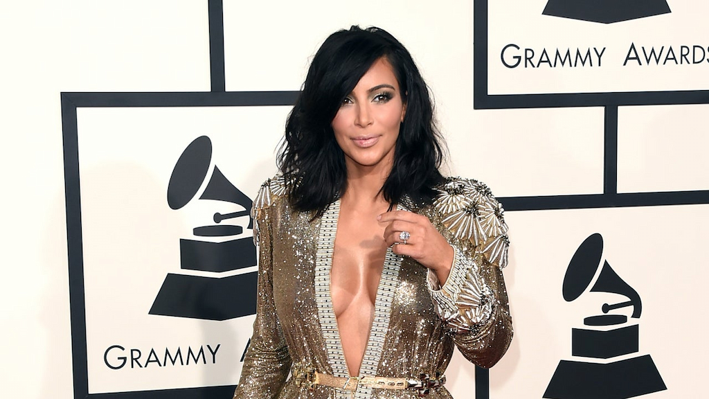 Kim Kardashian Grammys 2015