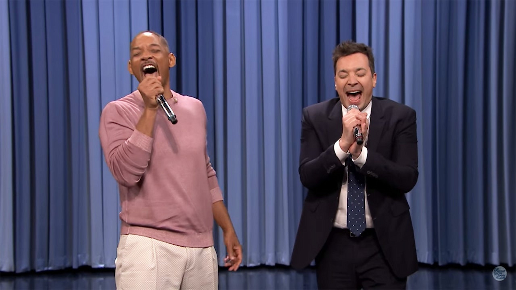 Will Smith and Jimmy Fallon