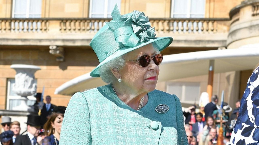 Queen Elizabeth at Garden Party