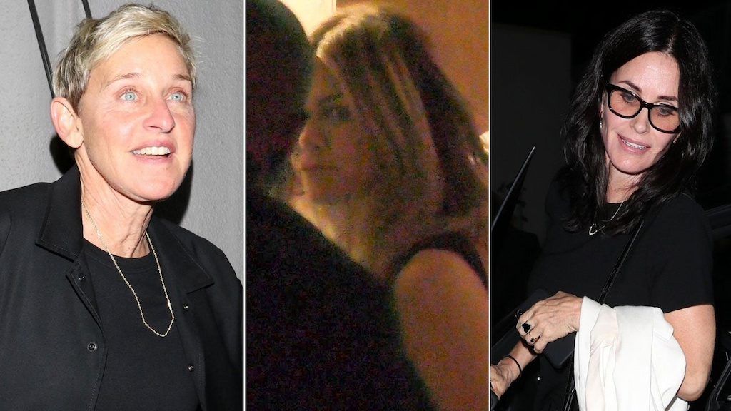 Jennifer Aniston Ellen DeGeneres Courteney Cox