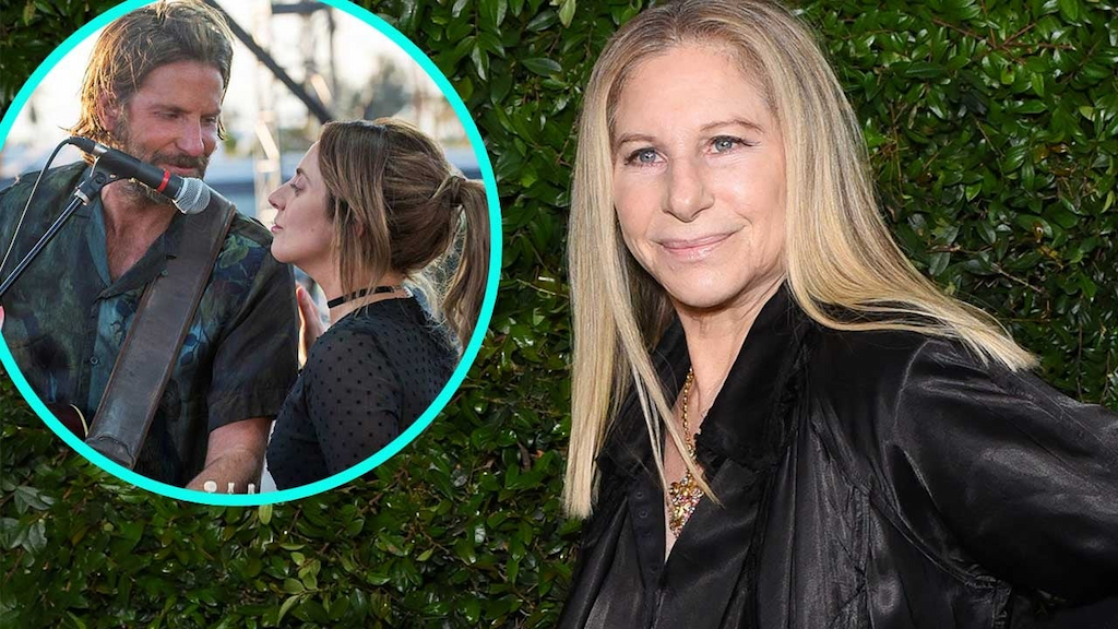 Barbra Streisand and Bradley Cooper with Lady Gaga in 'A Star Is Born' Remake (inset)