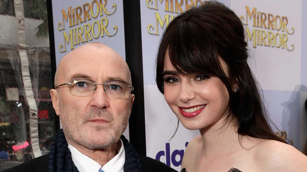 Phil and Lily Collins