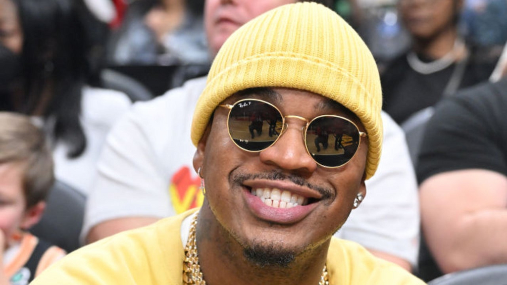 Singer Ne-Yo attends the game between the Brooklyn Nets and the Atlanta Hawks at State Farm Arena on February 26, 2023 in Atlanta, Georgia