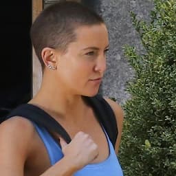 PIC:  Kate Hudson Shows Off Toned Abs and Flashes Her Shaved Head on 'Sister' Set 