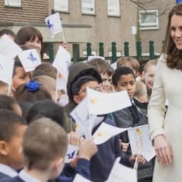 Pregnant Kate Middleton Recycles White Maternity Look for Charity Visit