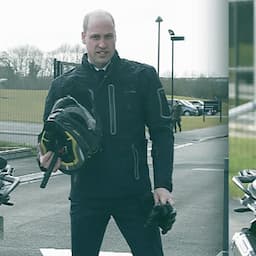 Prince William Ups His Cool Factor by Riding a Motorcycle!
