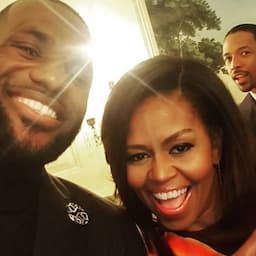 Barack and Michelle Obama Welcome LeBron James and the Cleveland Cavaliers to the White House