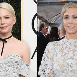 Michelle Williams and Kristen Wiig Were Totally Twinning at the Golden Globes