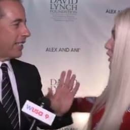 Jerry Seinfeld Refuses to Hug Kesha on the Red Carpet -- See the Awkward Encounter!