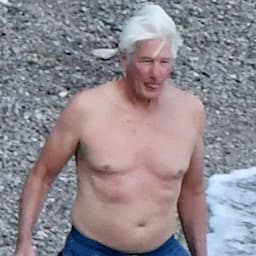 Richard Gere Goes Shirtless on the Beach in Italy - See the Pic!