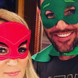 Carrie Underwood Shares Adorable Family Pics of Superhero-Themed Pajama Party