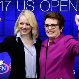 PHOTOS: Emma Stone Takes in the U.S. Open Women’s Final With Billie Jean King