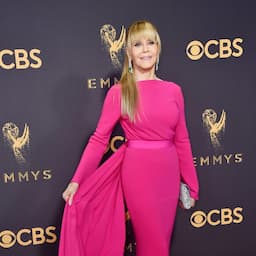 Jane Fonda Rocks Ariana Grande-Style Ponytail at 2017 Emmys, Not Interested in '9 to 5' Sequel (Exclusive)