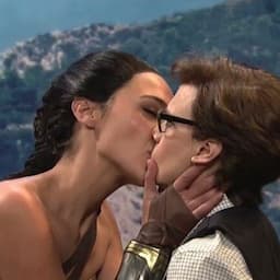 Gal Gadot and Kate McKinnon Kiss on 'Saturday Night Live'