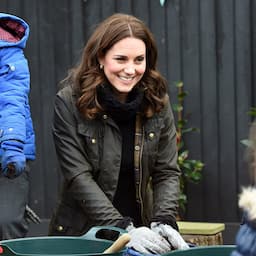 PICS: Kate Middleton Gardens With Local Schoolchildren While Prince William Travels to Finland