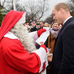 Prince William Hand Delivers Prince George's Christmas Wish List to Santa Claus -- Find Out What He Asked For!