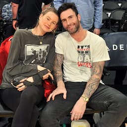 Adam Levine Holds Daughter Gio as Behati Prinsloo Shares First Pic of the Baby's Face