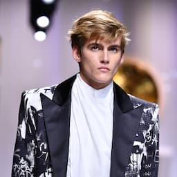 Proud Mom Cindy Crawford Applauds Son Presley Gerber at Paris Fashion Week