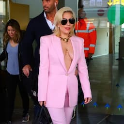 Lady Gaga Takes the Plunge in Daring Bubblegum Pink Suit
