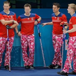Winter Olympics 2018: Valentine's Day Means Heart Pants for Norway Curling Team