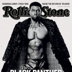 Shirtless Chadwick Boseman Sizzles on the Cover of 'Rolling Stone'