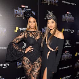 Danielle Herrington and Tyra Banks Step Out in Matching Styles for 'Black Panther' Premiere