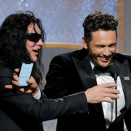 WATCH: What Tommy Wiseau Wanted to Say At the Golden Globes Before James Franco Stopped Him (Exclusive)