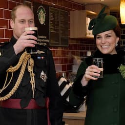 Pregnant Kate Middleton Stuns in Green at St. Patrick's Day Parade With Prince William