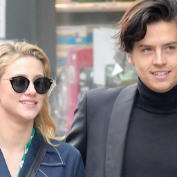 'Riverdale' Stars Lili Reinhart and Cole Sprouse Share a Kiss in Paris