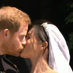 See Prince Harry and Meghan Markle's First Kiss as Husband and Wife