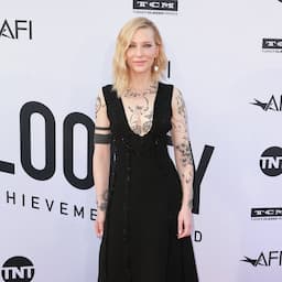 Cate Blanchett Wears Fake Tattoos at AFI Gala Honoring George Clooney