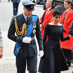 Meghan Markle and Prince Harry Attend Service With Prince William and Kate Middleton: Pics!