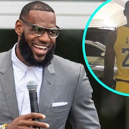LeBron James Shows Off His Lakers Uniform For the First Time -- Pics!