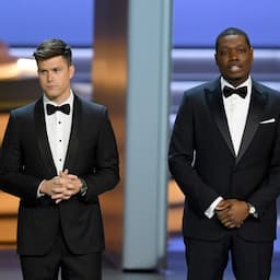 Colin Jost and Michael Che Take Aim at Roseanne Barr in 2018 Emmys Opening Monologue 