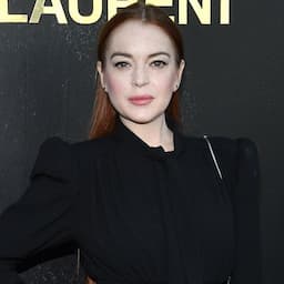Lindsay Lohan Makes Rare Appearance at Paris Fashion Week