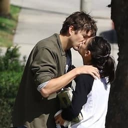Ashton Kutcher and Mila Kunis Share Passionate Kiss in LA