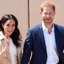 Meghan Markle and Prince Harry Break Royal Protocol to Pose With Her Mini-Me -- Watch!