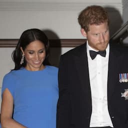 Meghan Markle Showcases Most Prominent Baby Bump Yet in Cape Gown at Fiji State Dinner: Pics