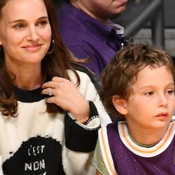 Natalie Portman and Son Aleph Make Rare Public Appearance at Lakers Game