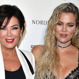 Kris Jenner Stumbles Onstage and Khloe Kardashian Can't Stop Laughing