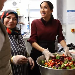 Meghan Markle Cooks at a Community Kitchen Ahead of Thanksgiving