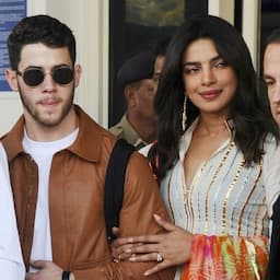 Priyanka Chopra and Nick Jonas Are All Smiles Arriving at Their Wedding Destination