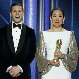 Andy Samberg Cried Backstage When His Golden Globes Co-Host Sandra Oh Won