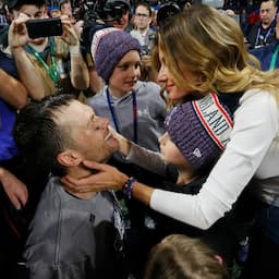 Tom Brady Kisses Gisele Bundchen, Celebrates Super Bowl Win With Kids