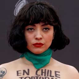 Mon Laferte Exposes Her Breasts In Political Statement at 2019 Latin GRAMMY Awards