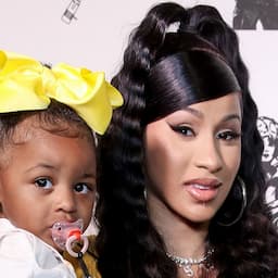Cardi B and Daughter Kulture Twin With Pink Outfits and Birkin Bags