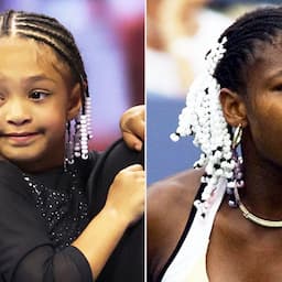 Serena Williams’ Daughter Olympia Shows Off Tennis Skills